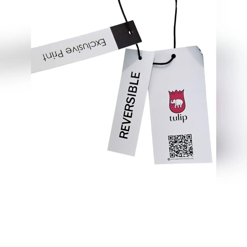 Tulip Reversible Quilted Jacket Womens XL Cottagecore Bohemian Boho Quiet Luxury - Picture 8 of 9